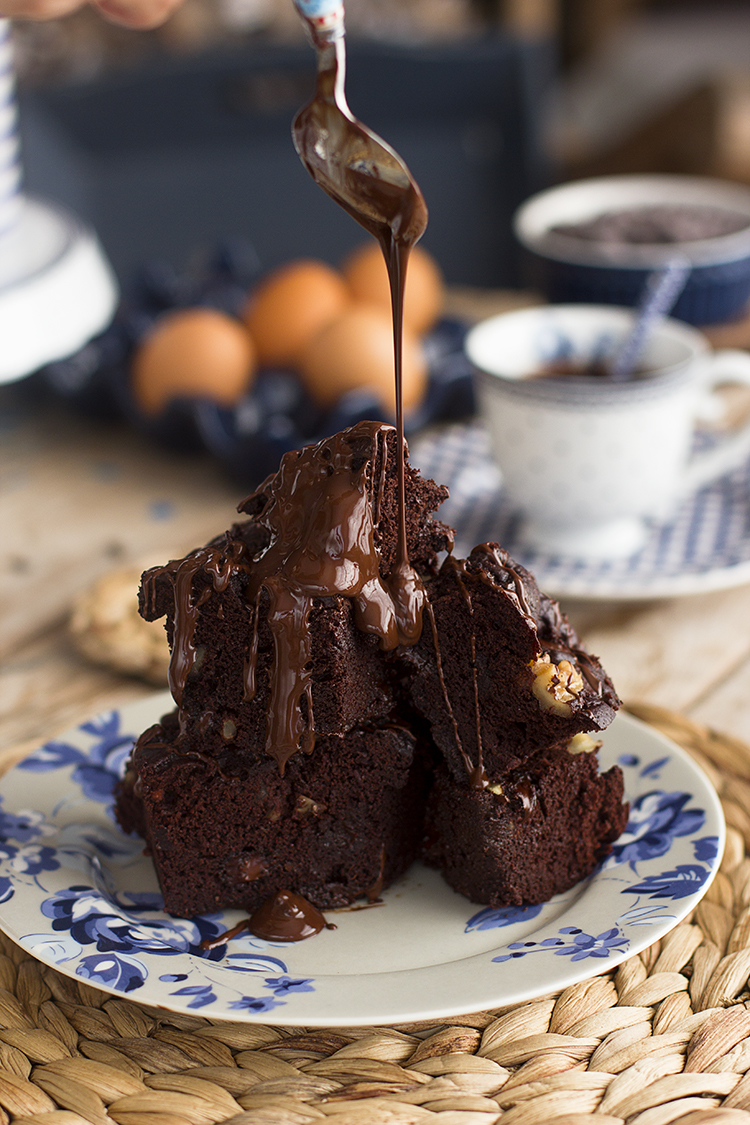 Brownie de Alubias Negras en solo 7 minutos Saludable
