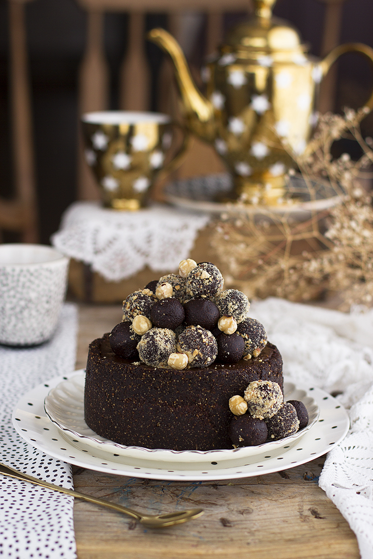 Cheesecake de Ferrero Rocher Saludable la mejor tarta del mundo