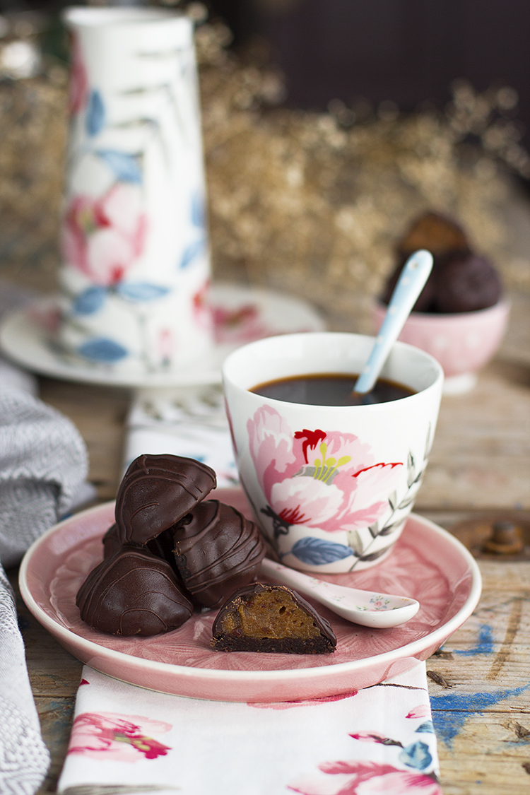 Besitos de Caramelo y Chocolate el bombón mas saludable del mundo
