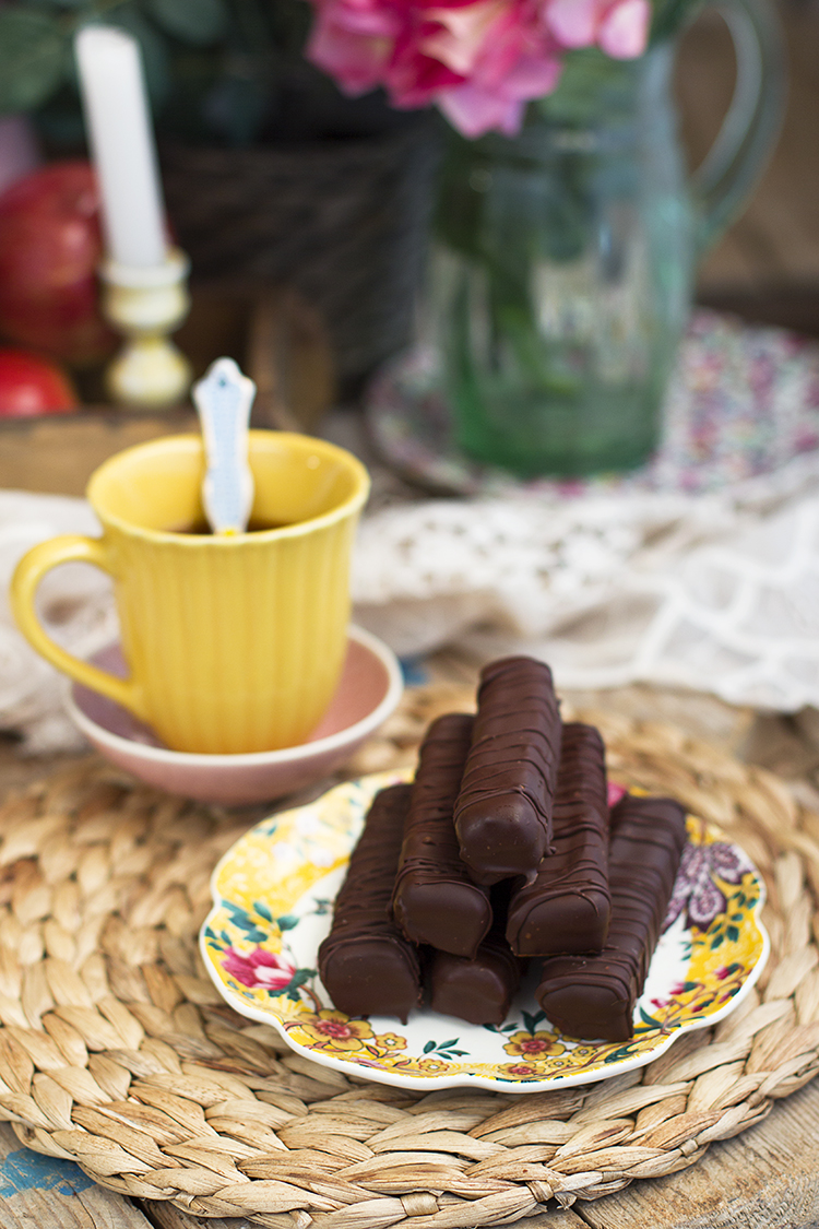 Chocolatinas Twix Saludables fáciles de hacer y ricas