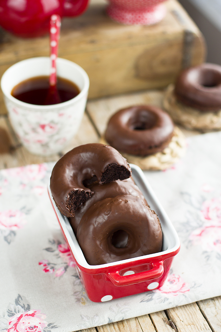 Donuts de Chocolate decadentes saludables e irresistibles