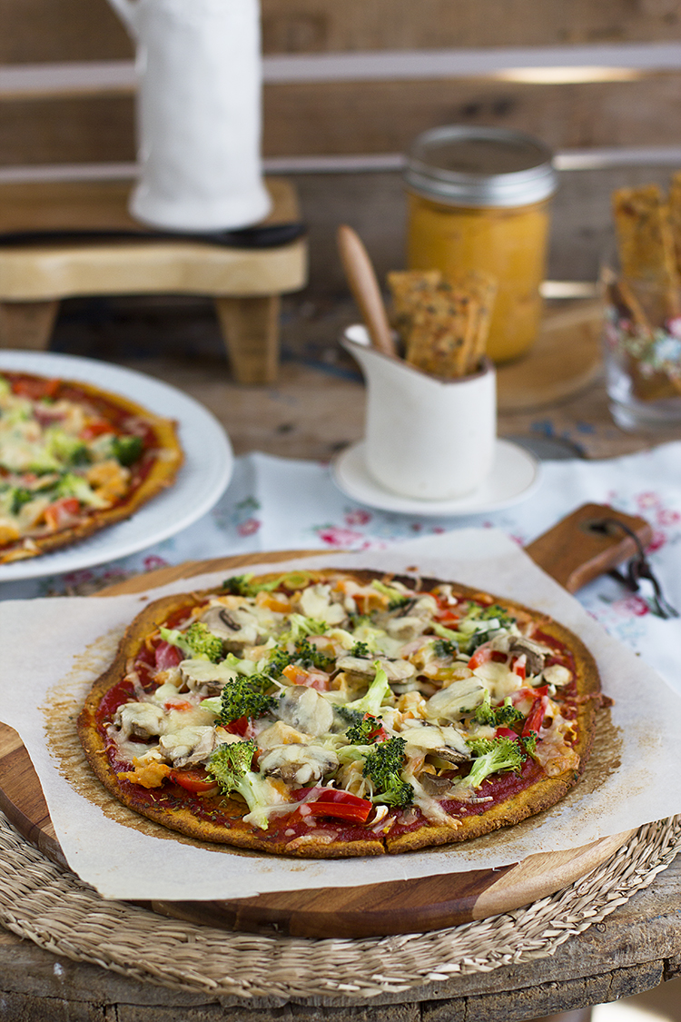 Pizza de boniato la receta de pizza más saludable y rica!