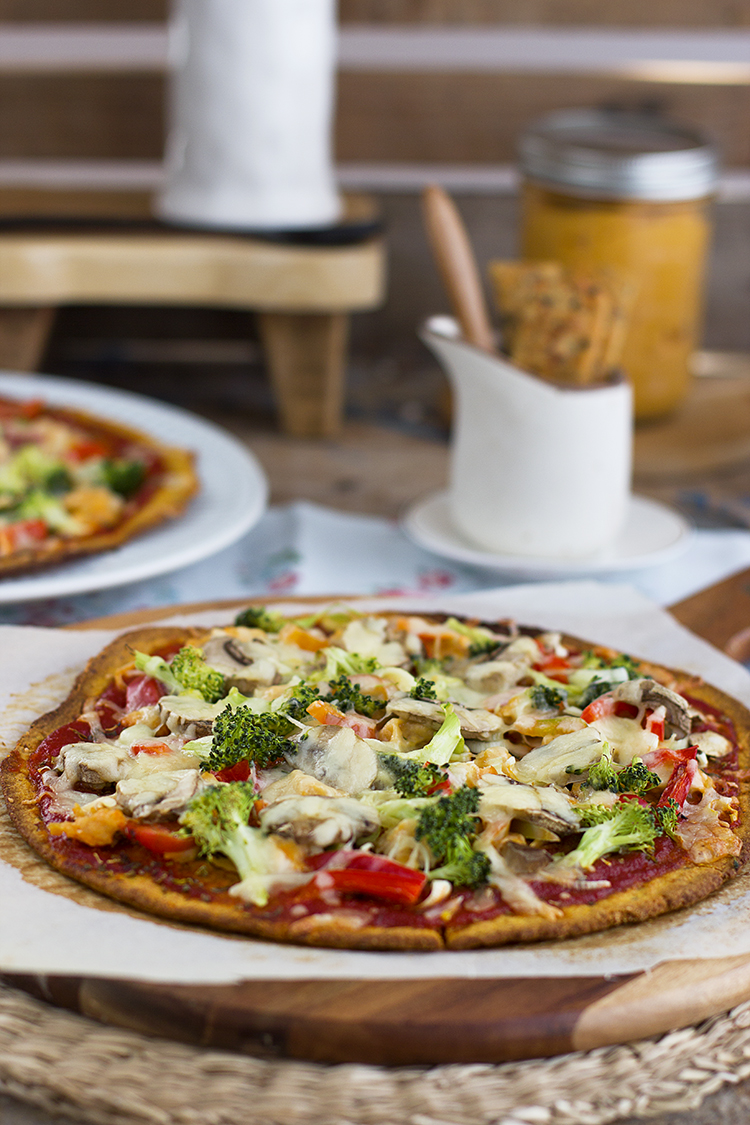 Pizza de boniato la receta de pizza más saludable y rica!