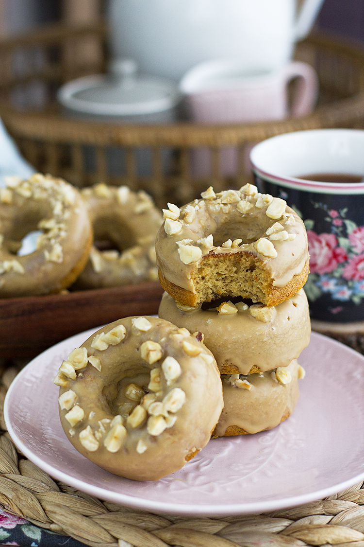 Donuts de Avellana Saludables, los más tiernos y deliciosos